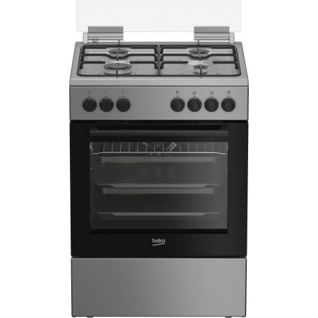 Beko FBE62120XD cucina A Elettrico Gas Acciaio inox