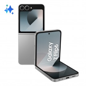 Samsung Galaxy Z Flip6 Smartphone AI, 512GB, RAM 12GB, Display 3,4" SAMOLED/6,7" Dynamic AMOLED 2X, Silver Shadow