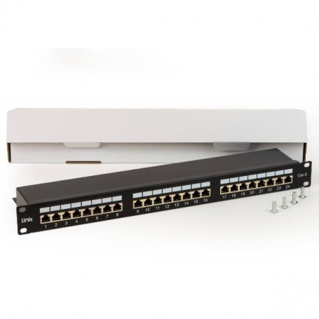 PANNELLO PATCH PER RETI 24 PORTE