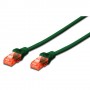 CAVO RETE DIGITUS CAT.6 UTP NON SCHERMATO LSZH VERDE 1mt