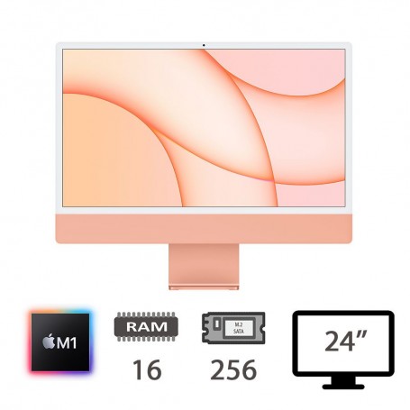IMAC 24 4,5K (2021)M1-8C/16/256/8C GPU/ORANGE/2Y