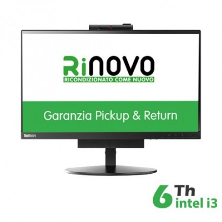 AIO LENOVO RINOVO REFURBISHED THINKCENTRE M710Q RN89432001 22" i3-6xx0 16GB SSD NEW 256GB W10P