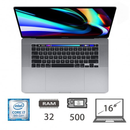 MBP 16 T.BAR(2019)I7-9750H/32/512/SG/2Y