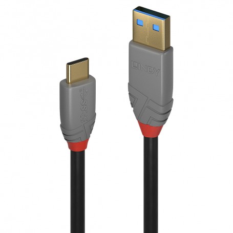 Lindy 36913 cavo USB 2 m USB C USB A Nero