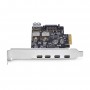 StarTech.com Scheda di Espansione PCIe USB a 5 porte, USB 3.2 10Gbps, scheda PCI Express con 4 porte USB-C, 1 porta interna USB-