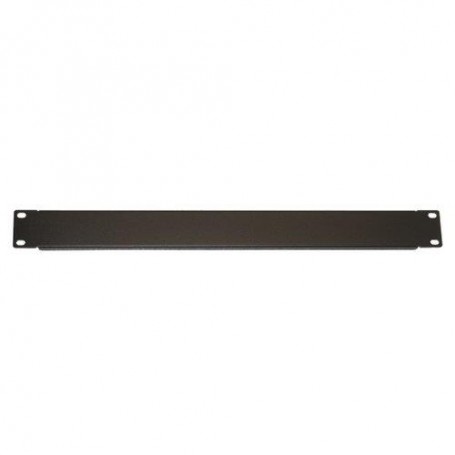 PANNELLO CIECO 1U PER CHIUSURA SPAZI VUOTI IN ARMADI RACK 19" NERO