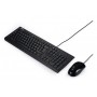 ASUS U2000 tastiera Mouse incluso Casa/ufficio USB QWERTY Italiano Nero