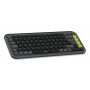 Logitech POP Icon Combo tastiera Mouse incluso Universale Bluetooth QWERTY Indiano Grafite, Verde