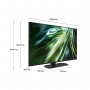 Samsung TV Neo QLED 4K 43" QE43QN90DATXZT Smart TV Wi-Fi Titan Black 2024, Processore NQ4 AI GEN2, Tecnologia Quantum Matrix, Ne