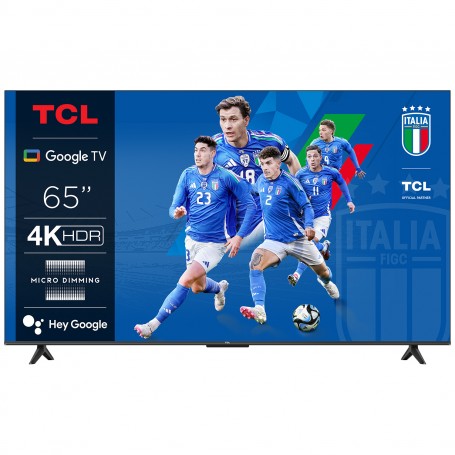TCL P61 Smart TV Ultra HD 4K 65" 65P61B, Dolby Audio, Controlli vocali, Google TV