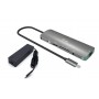 i-tec USB-C Metal Nano Docking Station 4K HDMI LAN with Power Delivery 100W + Universal Charger 100W