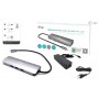 i-tec USB-C Metal Nano Docking Station 4K HDMI LAN with Power Delivery 100W + Universal Charger 100W
