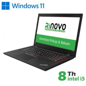 NB LENOVO RINOVO REFURBISHED ThinkPad L480 RN82522112 14" i5-8x00 8GB SSD NEW 240GB W11P