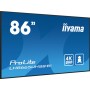 iiyama LH8665UHSB-B1 visualizzatore di messaggi Design chiosco 2,18 m (86") LED Wi-Fi 800 cd/m² 4K Ultra HD Nero Processore int