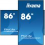 iiyama LH8665UHSB-B1 visualizzatore di messaggi Design chiosco 2,18 m (86") LED Wi-Fi 800 cd/m² 4K Ultra HD Nero Processore int