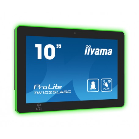 iiyama TW1025LASC-B1PNR espositore per sale riunioni 25,6 cm (10.1") 1280 x 800 Pixel LED 802.11b, 802.11g, Wi-Fi 4 (802.11n) Ne
