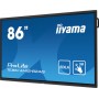 iiyama PROLITE TE8614MIS-B2AG Pannello piatto per segnaletica digitale 2,18 m (86") LCD Wi-Fi 435 cd/m² 4K Ultra HD Nero Touch 