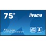 iiyama LH7565UHSB-B1 visualizzatore di messaggi Design chiosco 189,2 cm (74.5") LED Wi-Fi 800 cd/m² 4K Ultra HD Nero Processore