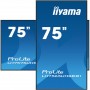 iiyama LH7565UHSB-B1 visualizzatore di messaggi Design chiosco 189,2 cm (74.5") LED Wi-Fi 800 cd/m² 4K Ultra HD Nero Processore