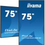 iiyama LH7565UHSB-B1 visualizzatore di messaggi Design chiosco 189,2 cm (74.5") LED Wi-Fi 800 cd/m² 4K Ultra HD Nero Processore