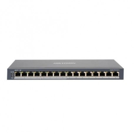 SWITCH HIKVISION 8 Gigabit POE ports, 8 Gigabit RJ45, 802.3af/at, PoE power budget 110w, SOHO - DS-3E0516P-O