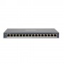 SWITCH HIKVISION 8 Gigabit POE ports, 8 Gigabit RJ45, 802.3af/at, PoE power budget 110w, SOHO - DS-3E0516P-O