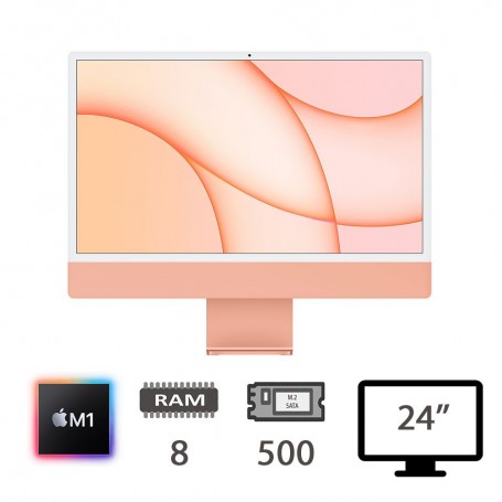 IMAC 24 4,5K (2021)M1-8C/8/512/8C GPU/ORANGE/2Y