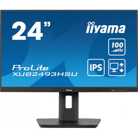 iiyama XUB2493HSU-B7 Monitor PC 60,5 cm (23.8") 1920 x 1080 Pixel Full HD LED Nero