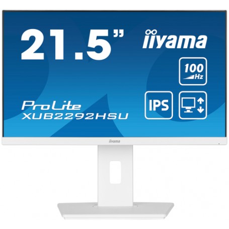 iiyama ProLite XUB2292HSU-W6 Monitor PC 54,6 cm (21.5") 1920 x 1080 Pixel Full HD LED Bianco