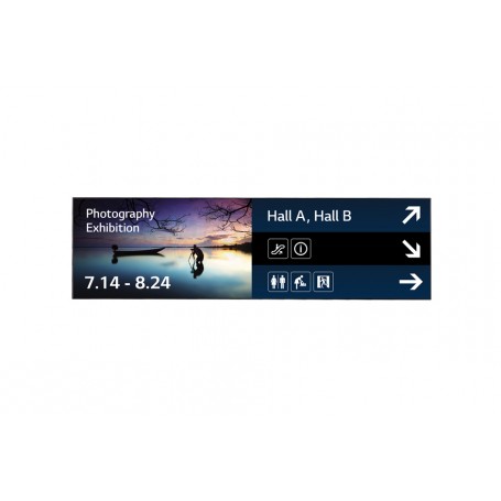 LG 88BH7D Design panorama 2,24 m (88") 700 cd/m² Nero