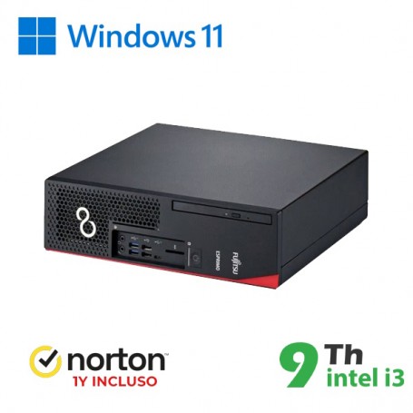 RINOVO FUJITSU PC REFURBISHED ESPRIMO D738 SFF I3-9X00/DDR4 8GB/SSD 256GB/W11P/NO DVD/GRADE A/1Y WAR