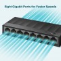 TP-LINK LS1008G Non gestito Gigabit Ethernet (10/100/1000) Nero (LS1008G)