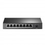 TP-LINK TL-SF1008P Non gestito Fast Ethernet (10/100) Supporto Power over Ethernet (PoE) Nero (TL-SF1008P)