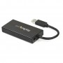StarTech.com Hub Portatile USB 3.0 con Adattatore NIC Ethernet Gigabit Gbe in alluminio con cavo - UASP (ST3300GU3B)