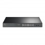 TP-LINK TL-SG1218MPE Gestito Gigabit Ethernet (10/100/1000) Supporto Power over Ethernet (PoE) Nero (TL-SG1218MPE)