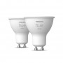 Philips Hue White GU10 - confezione da 2 (929001953508)