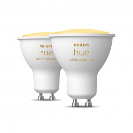 Philips Hue White ambiance GU10 - confezione da 2 (929001953310)
