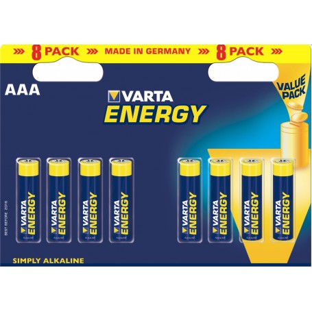 Varta BV-Energy 8 AAA Batteria monouso Mini Stilo AAA Alcalino (4103229418)