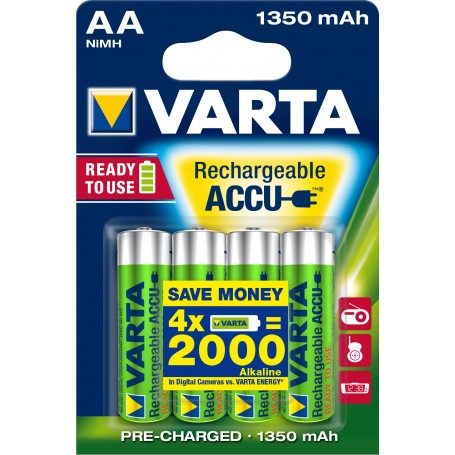 Varta Ready2Use HR06 1350 mAh Batteria ricaricabile Nichel-Metallo Idruro (NiMH) (56746101404)