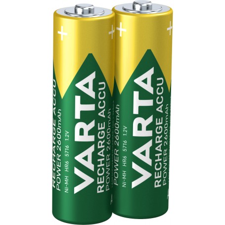 Varta Rech.Accu Power AA 2600mAh BLI 2 (5716101402)
