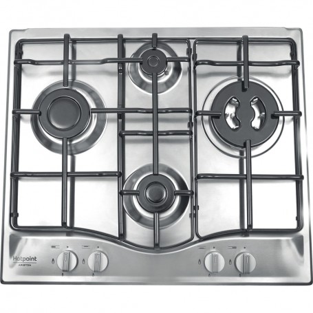 Hotpoint PCN 642 T/IX/HAR piano cottura Acciaio inossidabile Da incasso 60 cm Gas 4 Fornello(i) (PCN642T/IX/HAR)