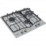 Hotpoint PCN 642 T/IX/HAR piano cottura Acciaio inossidabile Da incasso 60 cm Gas 4 Fornello(i) (PCN642T/IX/HAR)