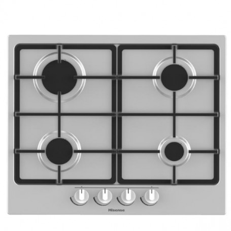 Hisense GM643XF piano cottura Acciaio inossidabile Da incasso Gas 4 Fornello(i) (GM643XF)