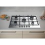 Indesit THP 752 IX/I piano cottura Acciaio inossidabile Da incasso 73 cm Gas 5 Fornello(i) (THP752IX/I)