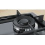 Bosch Serie 6 PCH6A5B90 piano cottura Nero, Acciaio inossidabile Da incasso Gas 4 Fornello(i) (PCH6A5B90)