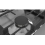 Bosch Serie 6 PCH6A5B90 piano cottura Nero, Acciaio inossidabile Da incasso Gas 4 Fornello(i) (PCH6A5B90)