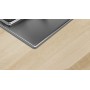 Bosch Serie 6 PCH6A5B90 piano cottura Nero, Acciaio inossidabile Da incasso Gas 4 Fornello(i) (PCH6A5B90)