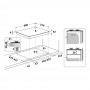 Hotpoint FTGHL 641 D/IX/HA piano cottura Acciaio inossidabile Da incasso 60 cm Gas 4 Fornello(i) (FTGHL641D/IX/HA)
