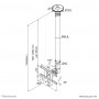 Neomounts by Newstar Supporto da soffitto per schermi LCD/LED/TFT (FPMA-C100SILVER)