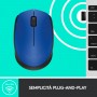 Logitech M171 Wireless mouse Ambidestro RF Wireless Ottico 1000 DPI (910-004640)